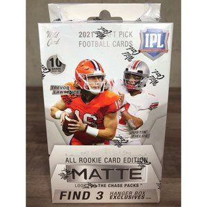 2021 Wild Card Draft Pick All Rookie Edition White Matte Hanger Box- Sealed